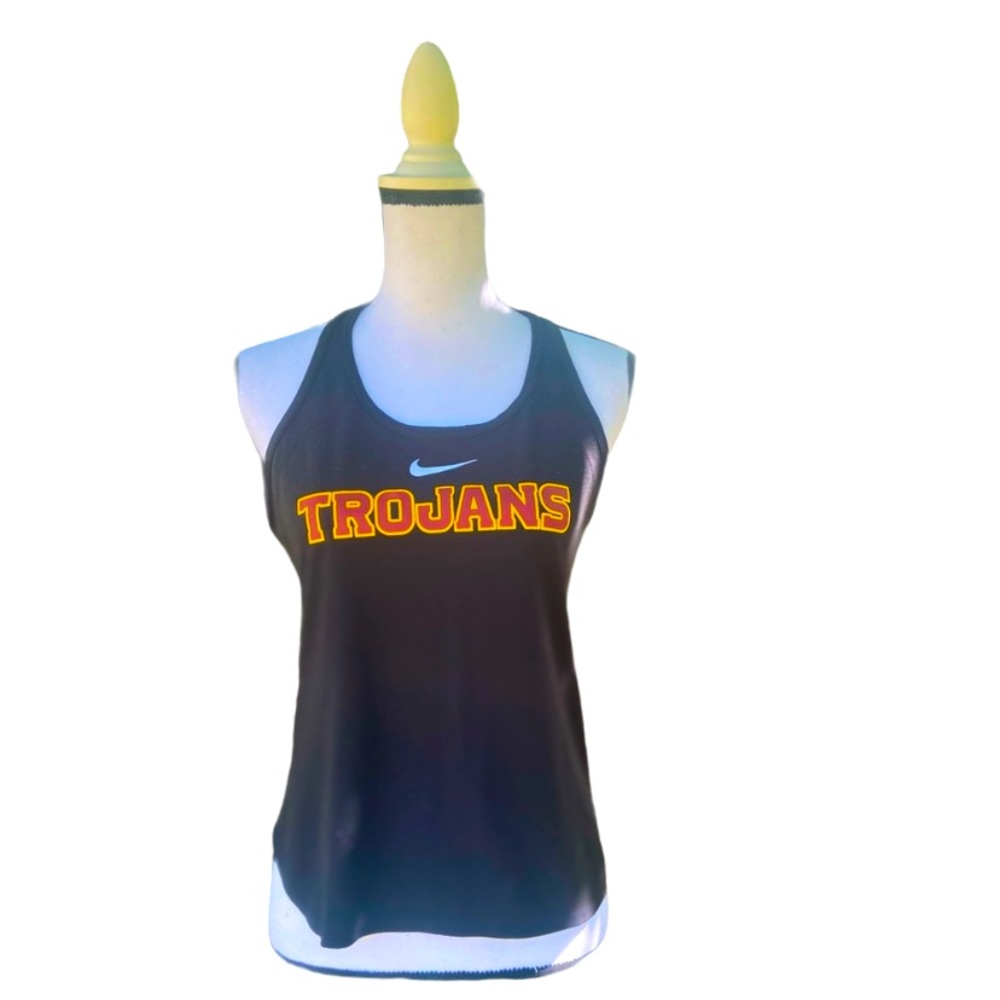 2/$25 Nike Trojans Tennis Black Racerback Tank Top